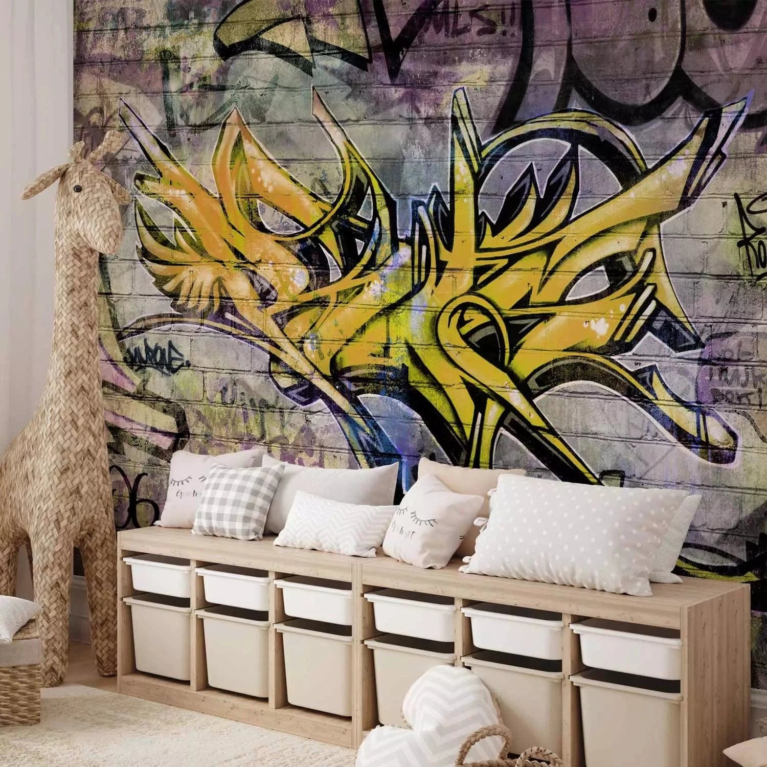 Graffiti fototapetes - Stilīgs grafiti, 60613 G-ART