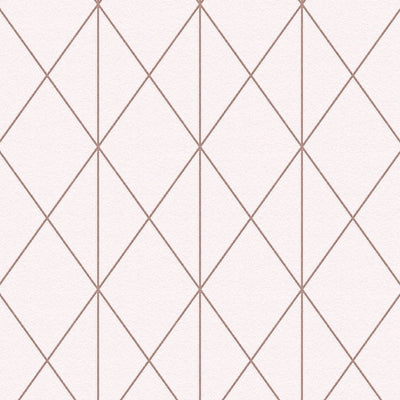 Grafiskā dizaina tapetes ar metālisku akcentu - rozā krāsā, 1312271 AS Creation