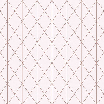 Grafiskā dizaina tapetes ar metālisku akcentu - rozā krāsā, 1312271 AS Creation