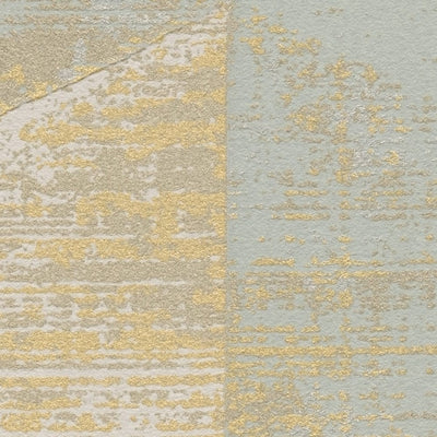 Grafiskas tapetes ar mūsdienīgu izskatu zaļgani pelēkā krāsā, 1355053 AS Creation