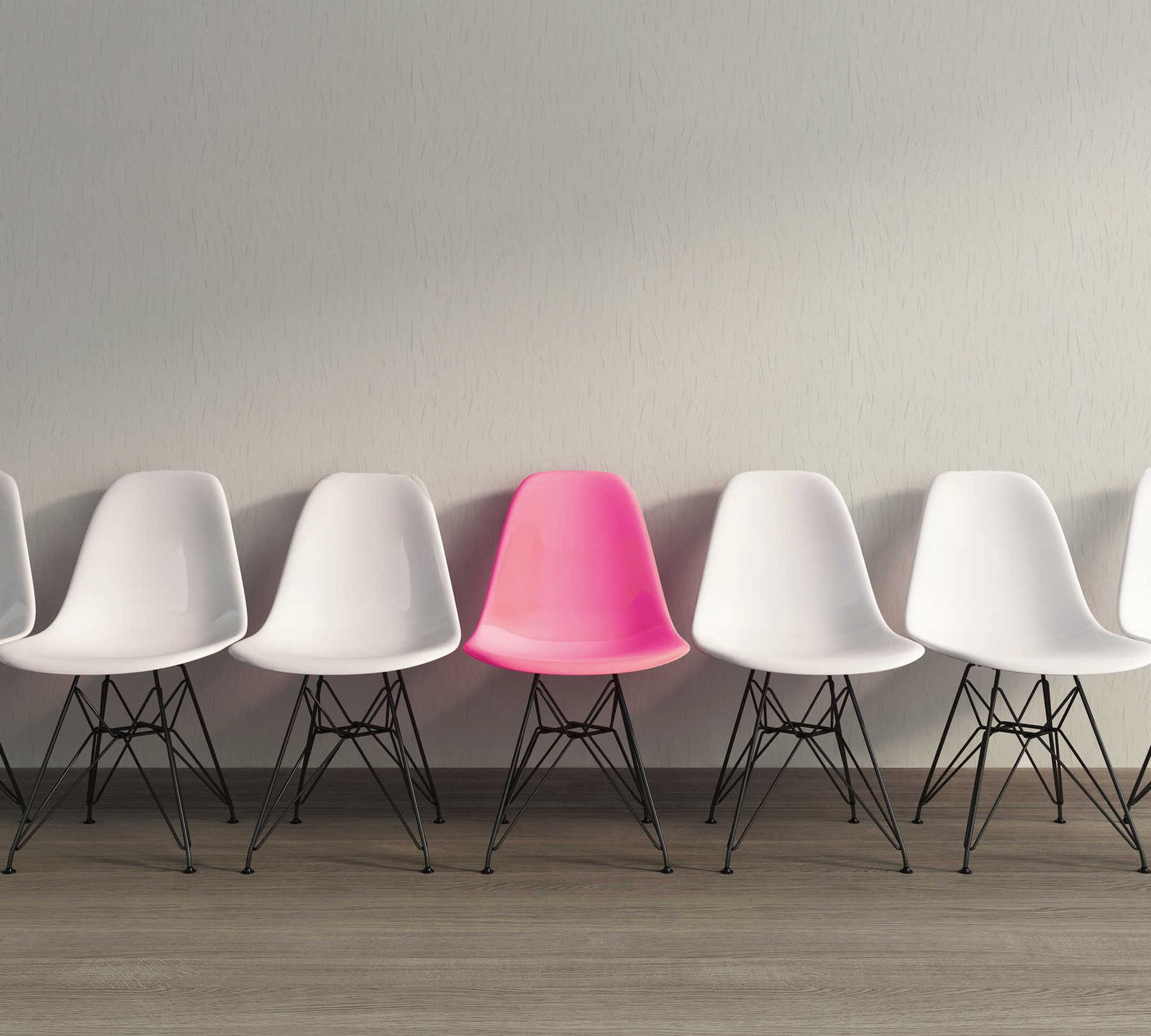 Lētas grafiskās vinila tapetes ar viļņu rakstu, baltā - 1130232 AS Creation