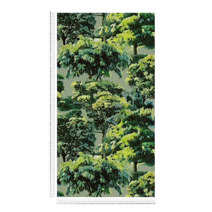 Greznas tapetes ar meža motīvu - zaļas - 3012505 AS Creation