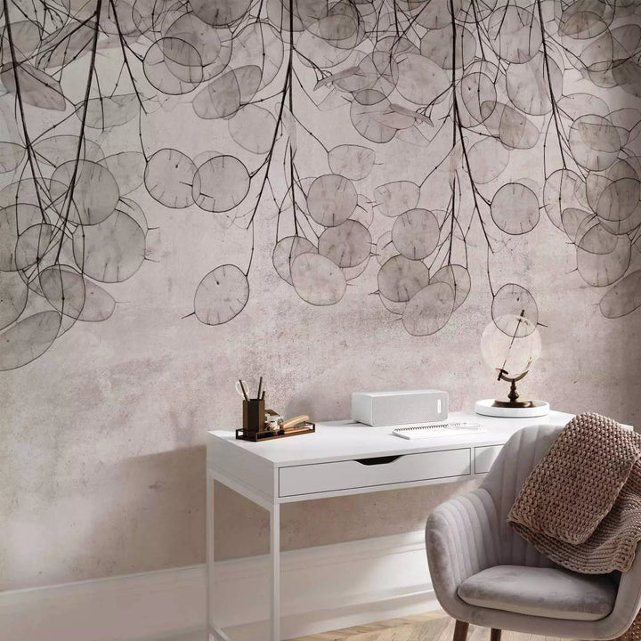 Wall Murals - Nature motif in beige shades, 137475