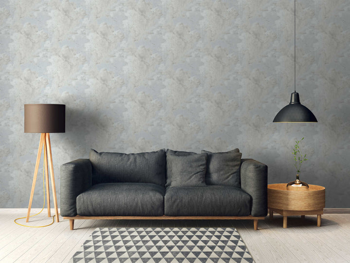 Tapetes 376491 AS Creation ar vintāža rakstsa gaiši zilas Tapetenshop.lv