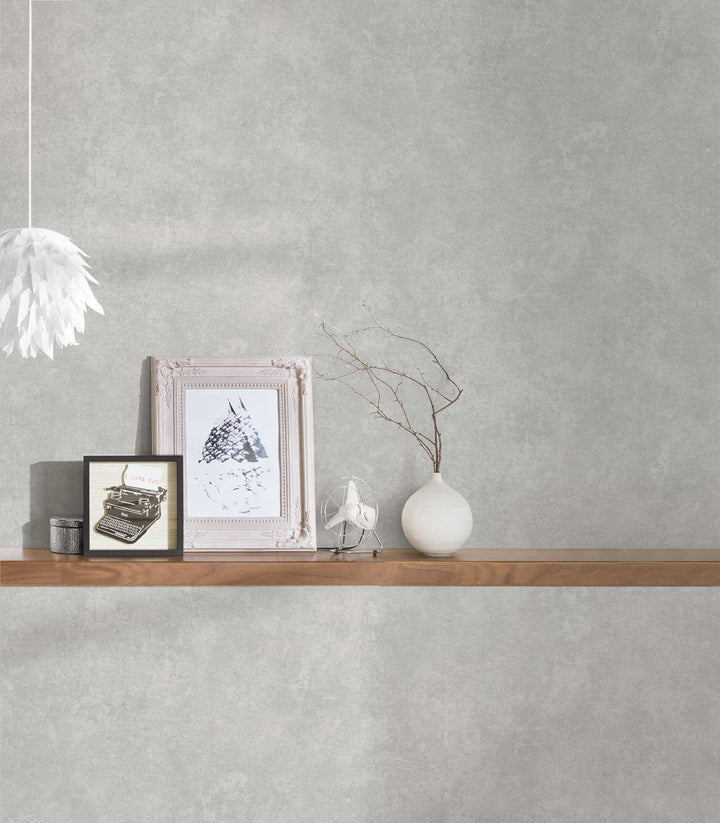 Tapetes 376543 Gaiši pelēkos toņos - vintāža Tapetenshop.lv