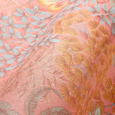 Smagūs gėlių tapetai švelniai rožine spalva, 1374164 AS Creation