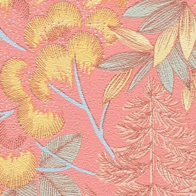 Fun floral wallpaper in soft pink, 1374164 AS Creation