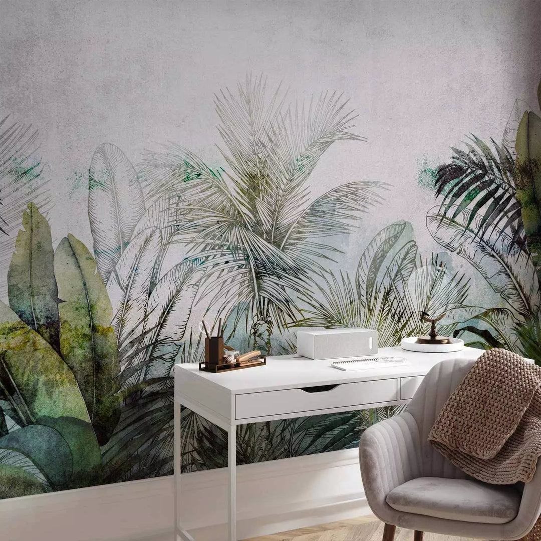 Tropical Wall Murals green - home enclave, 136502