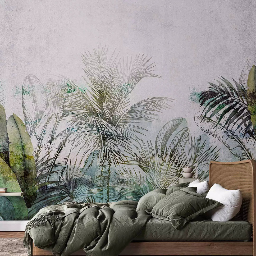 Tropical Wall Murals green - home enclave, 136502