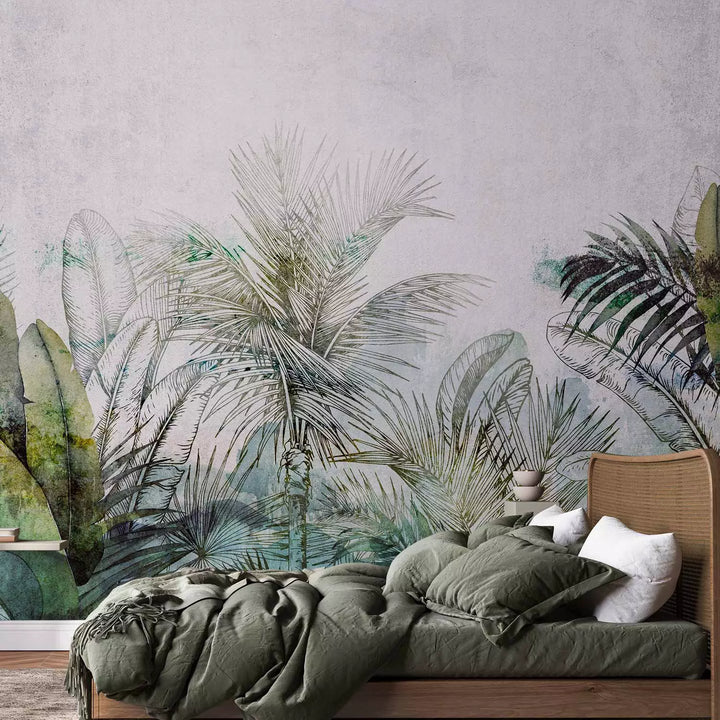 Tropical Wall Murals green - home enclave, 136502