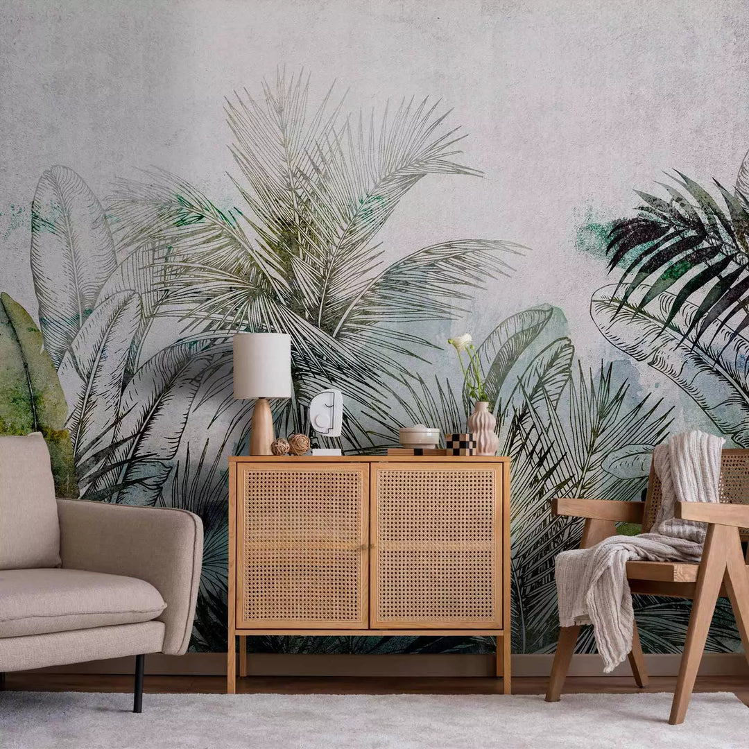 Tropical Wall Murals green - home enclave, 136502