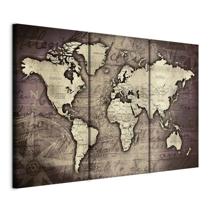 Canvas-taulut Kultaiset matkat