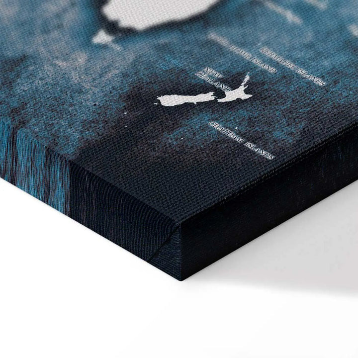 Kanva - Pasaules karte: Tintes triptihs, 91868