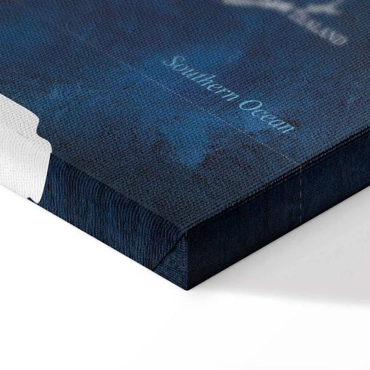 Canva A dark blue world