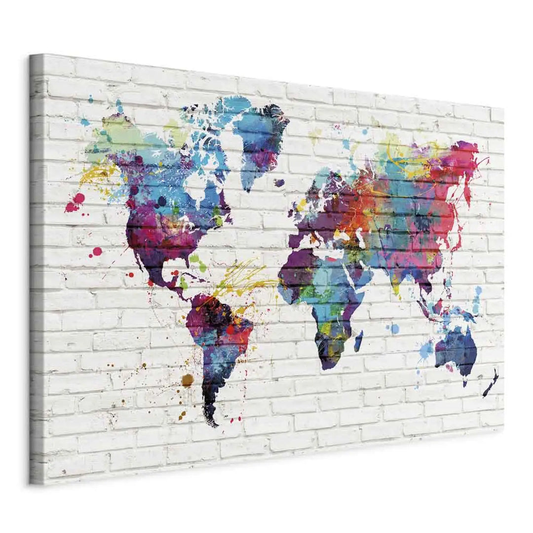 Canvas-taulut Nykyaikainen tyyli: maailman seinät