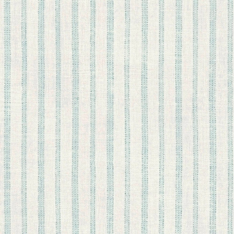 Kaimiško stiliaus dryžuoti tapetai: mėlyni - 1373154 AS Creation