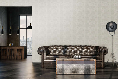 Country style wallpaper with floral pattern: light grey - 1373006 AS Creation