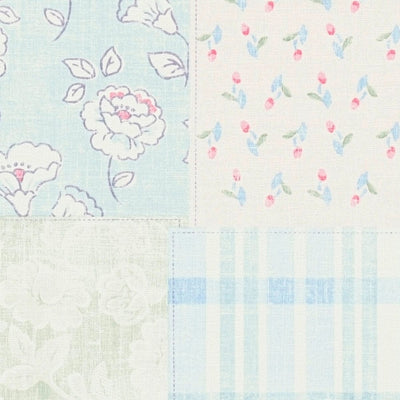 Šalies stiliaus tapetai su gėlių raštu: mėlyna, rožinė - 1373005 AS Creation