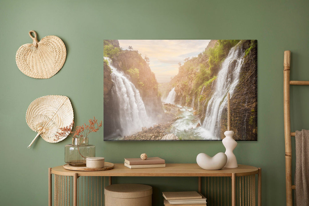 Kanva - 3D skats uz skaistajiem ūdenskritumiem, N-1549 X-ART