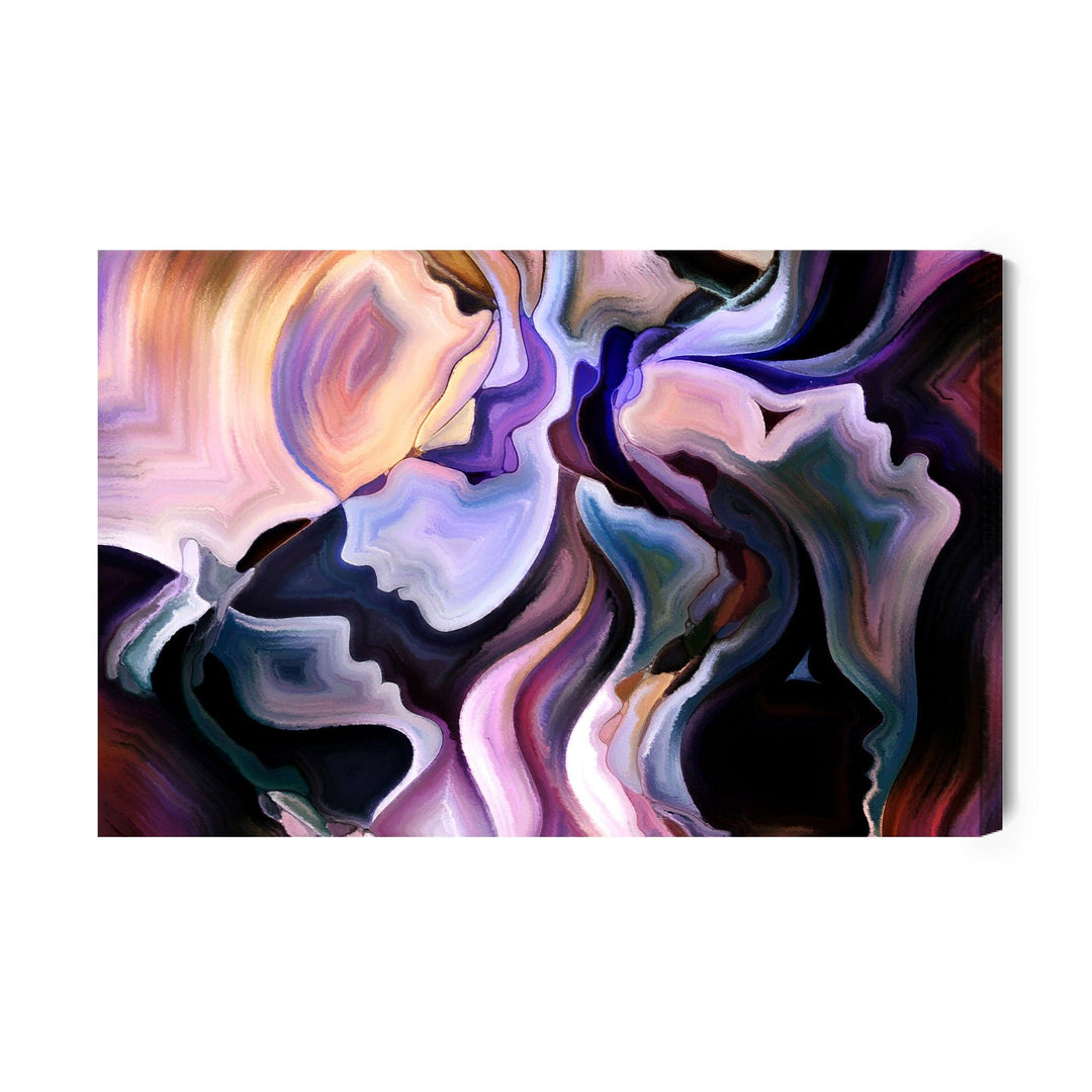 Kanva - Abstrakcija un sejas, N-846 X-ART