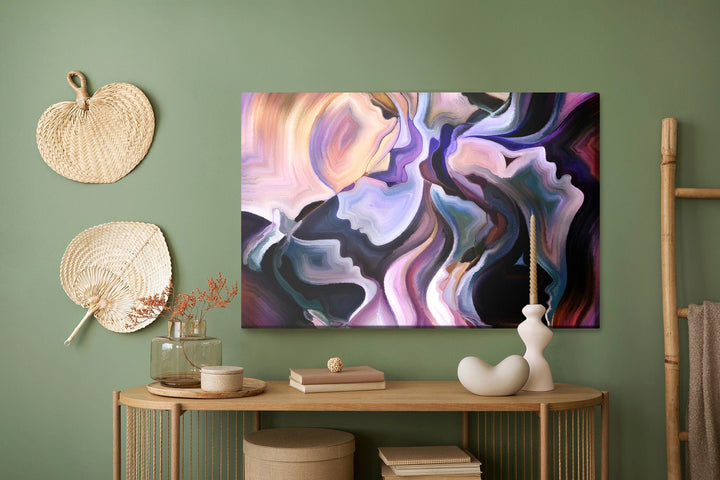 Kanva - Abstrakcija un sejas, N-846 X-ART