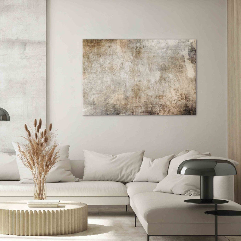 Canva - Abstract painting in soft brown tones, 151452 G-ART