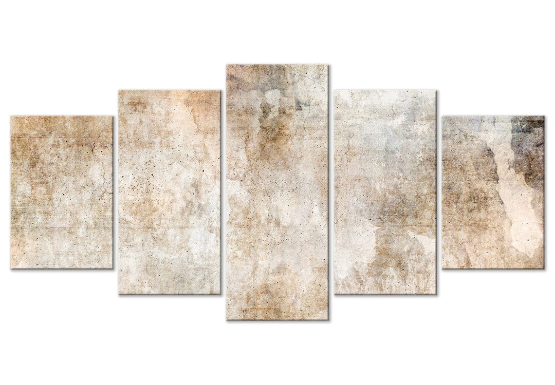 Glezna - Abstrakta kompozīcija pasteļbrūnos toņos - 151427 G-ART
