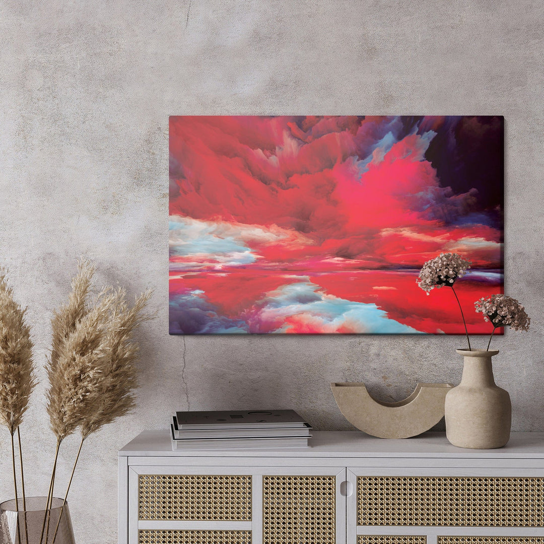 Kanva - Abstrakta sarkana debesis, N-893 X-ART