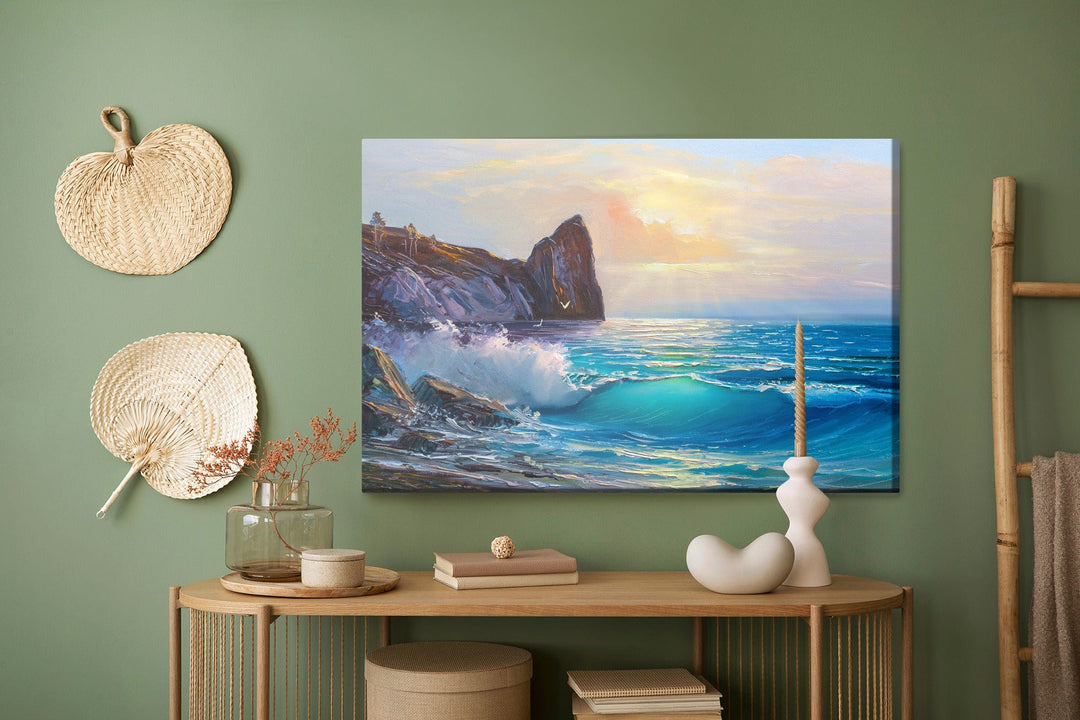 Kanva - Akmeņaina krasta līnija un jūra, N-573 X-ART