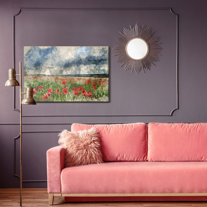 Kanva - Akrila ainava ar magonēm, N-1515 X-ART