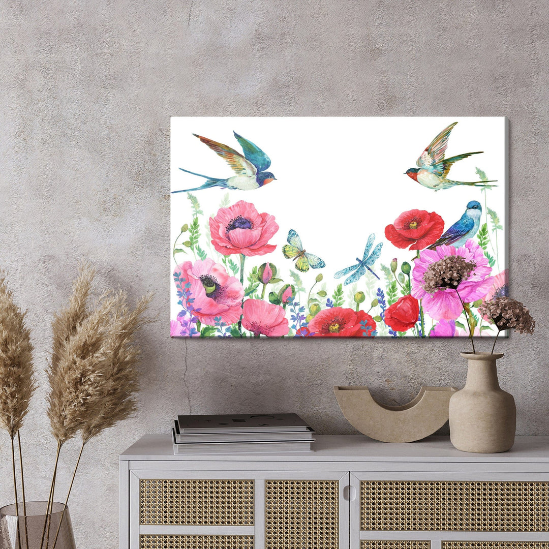 Kanva - Akrila magones un bezdelīgas, N-1519 X-ART