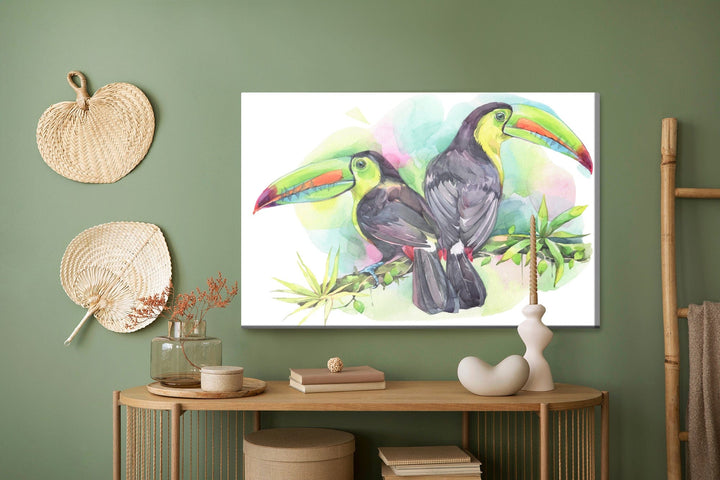 Kanva - Akvareļu papagaili, N-839 X-ART