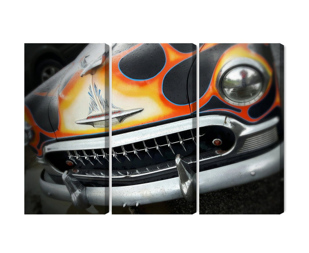 Kanva - Antīka automašīna ar liesmām, N-3478 X-ART