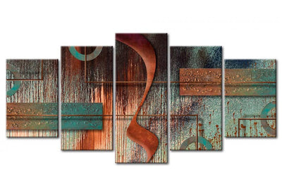 Seinapildid abstraktsiooniga -abstraktne meloodia (x5) G-ART.