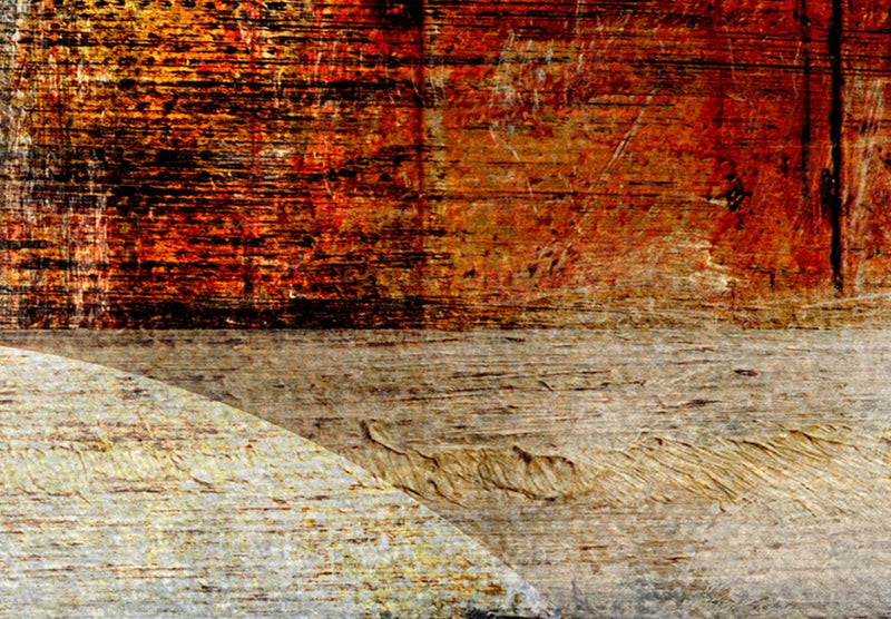 Canvas-taulut abstraktio ruskealla - Alien Space (x 5) G-ART.