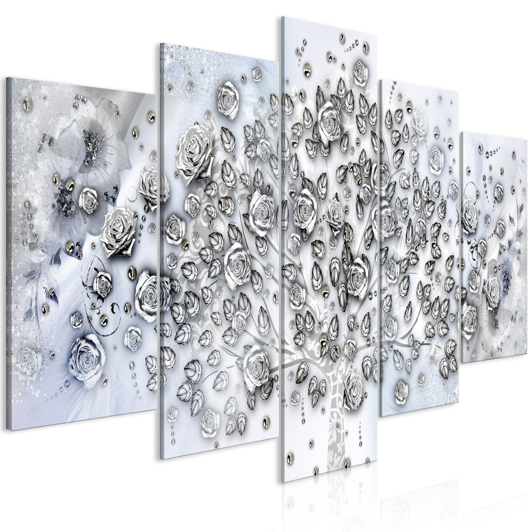 Glezna ar abstrakta koku - Ziemas koks, (x 5), 150084 G-ART