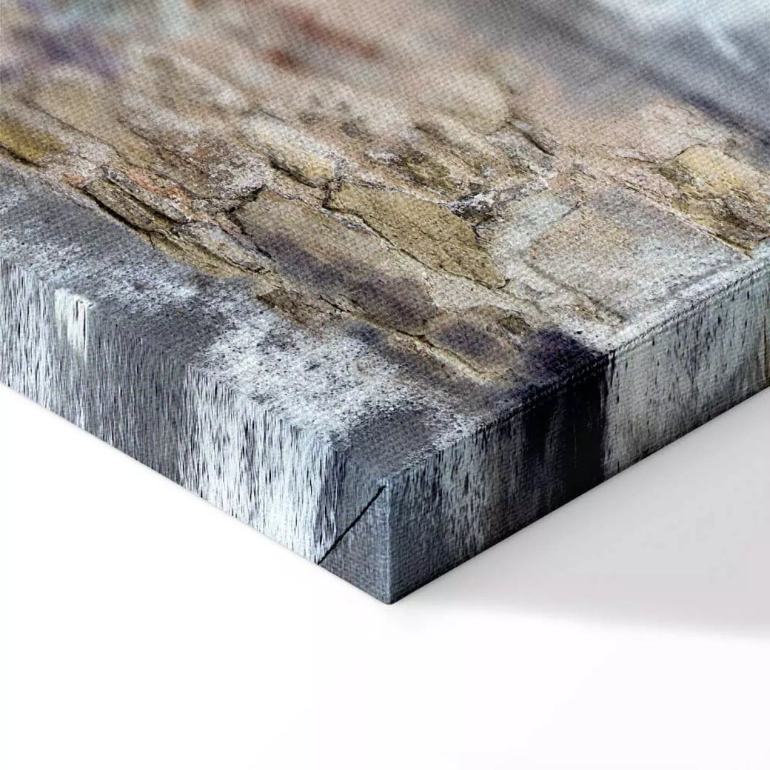 Abstrakta Glezna "Akmens Laiks" – Ķieģeļu Tekstūras Imitācija ART XL