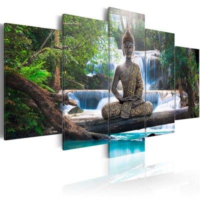 Canva Oriental - Buddha and Waterfall, 50360 (x5) G-ART.