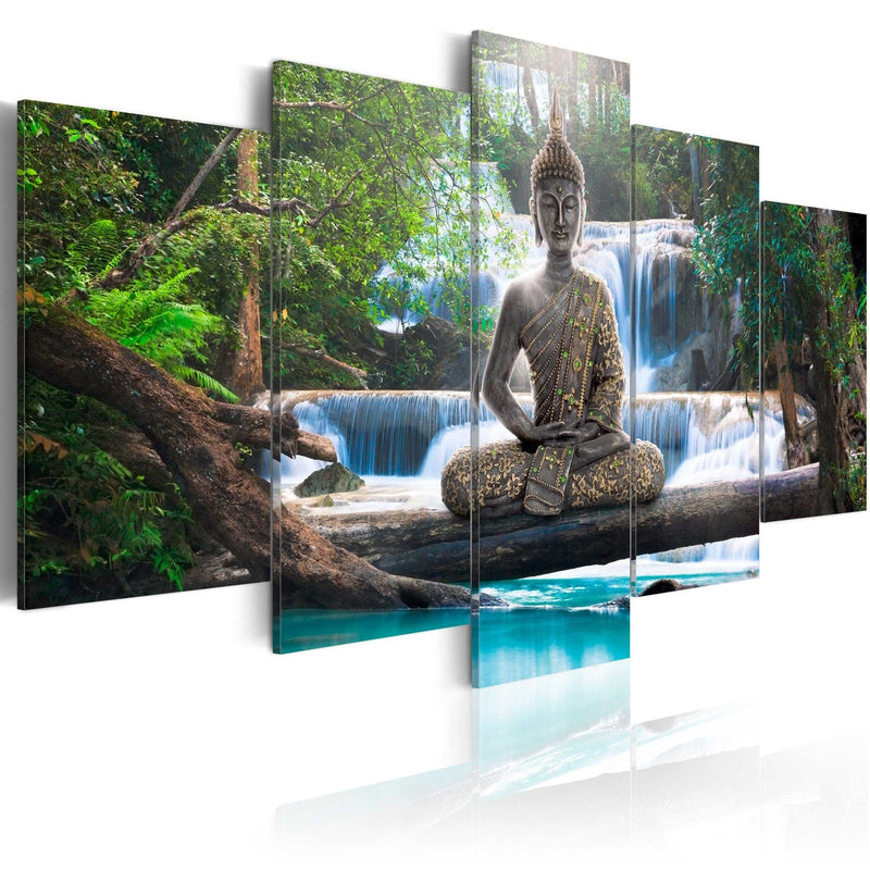 Канва Oriental - Будда и водопад, 50360 (x5) G-ART.