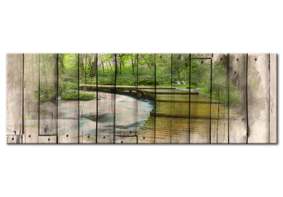 Glezna ar dabas skatu - Atmiņu upe, 92065 (x1) Tapetenshop.lv.