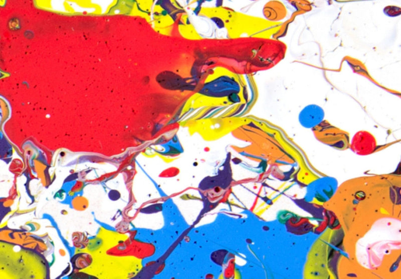 Canvas-taulut monivärinen abstraktio - Värikäs mielikuvitus, (x5), 92012 G-ART