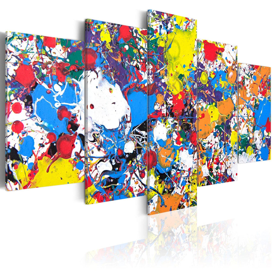 Moderna glezna ar daudzkrāsainu abstrakciju - Krāsaina iztēle, 92012 G-ART