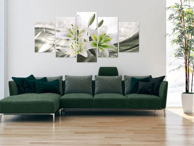 Canva with elegant white lilies - Sensual Delicacy, 93794, (x5) G-ART.