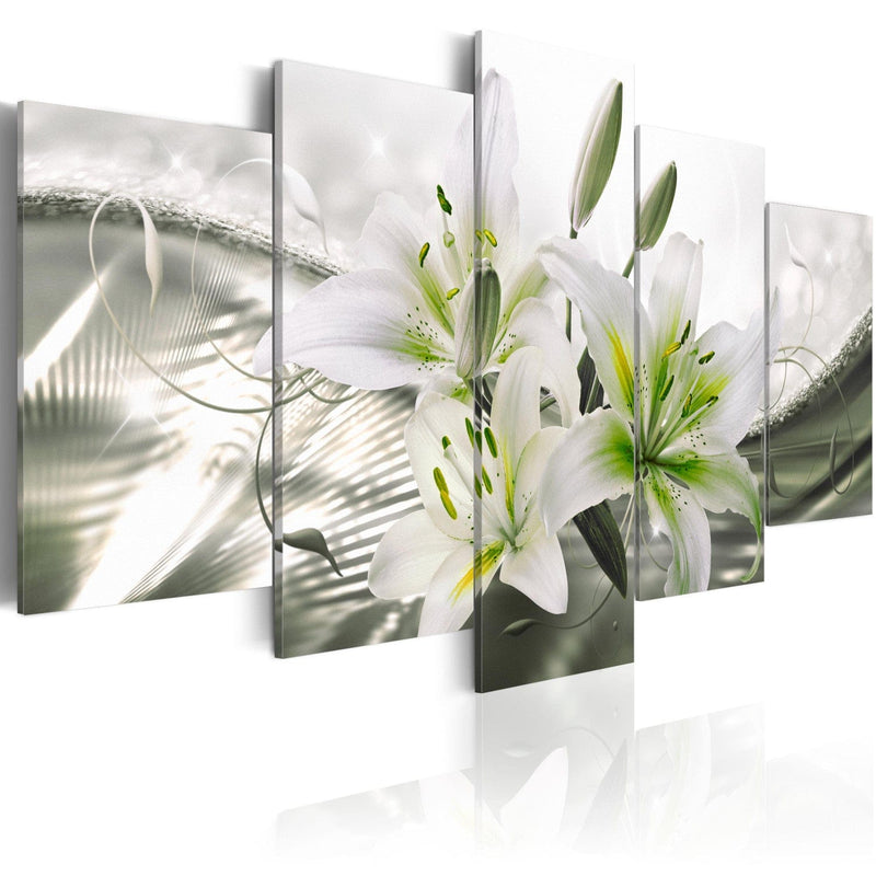 Canva with elegant white lilies - Sensual Delicacy, 93794, (x5) G-ART.