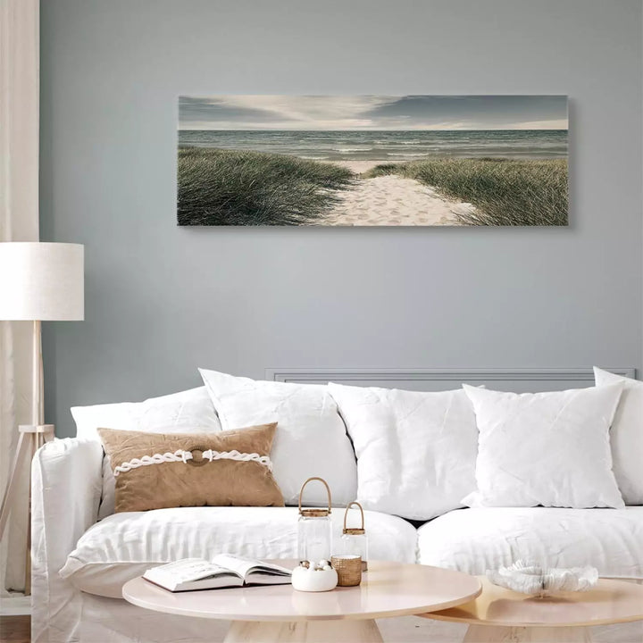 Kanva Jūras Noslēpumi – Mierīga Pludmales Ainava ART XL