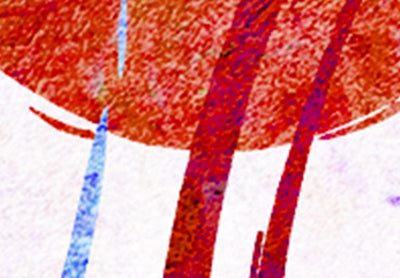 Glezna ar krāsainiem apļiem - Krāsains aplis, (x1), 93154 Tapetenshop.lv