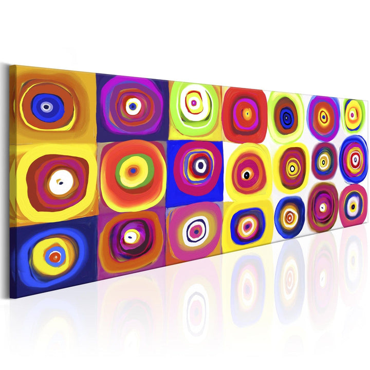 Glezna ar krāsainiem apļiem - Krāsains karuselis, (x1), 94170 G-ART