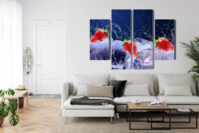 Kanva - Ar ledu pasniegtas zemenes, N-3765 X-ART