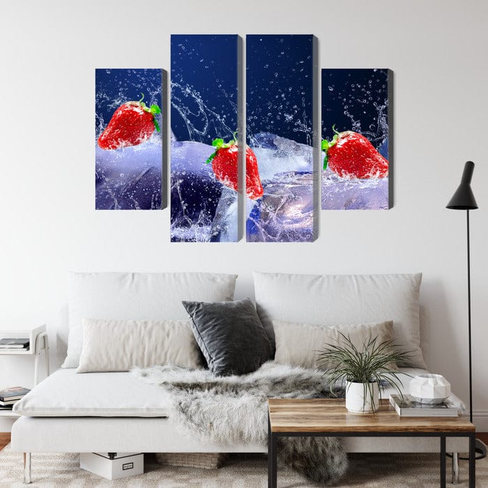 Kanva - Ar ledu pasniegtas zemenes, N-3765 X-ART