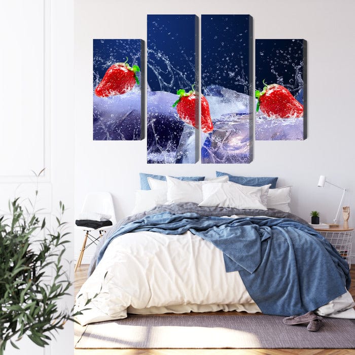 Kanva - Ar ledu pasniegtas zemenes, N-3765 X-ART